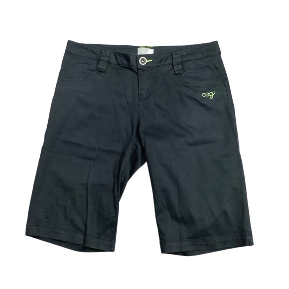 Women's Orage 5 S Small Shorts Black Bermuda Chino Khakis Stretch Skateboard - Picture 3 of 10